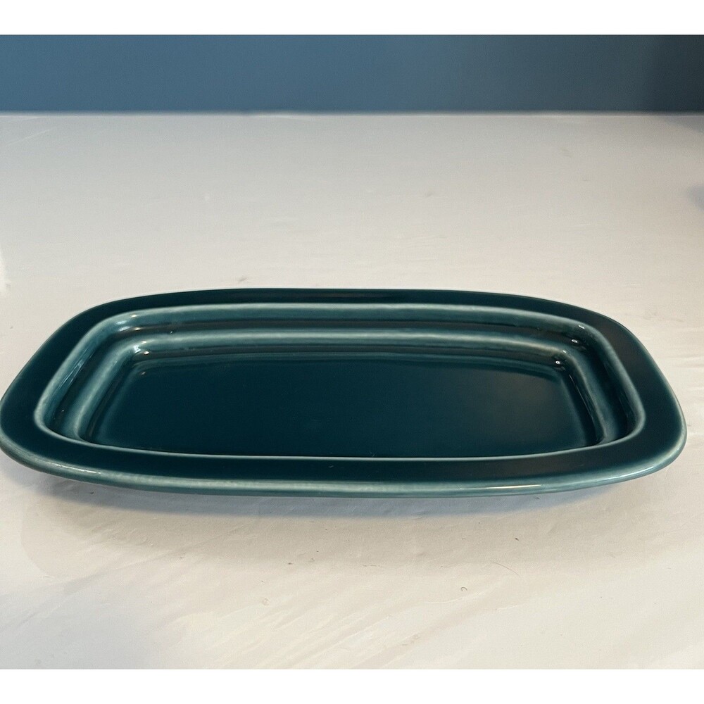 Homer Laughlin HLC Fiesta Ware Juniper Butter Dish Base Plate Only 7.5โ